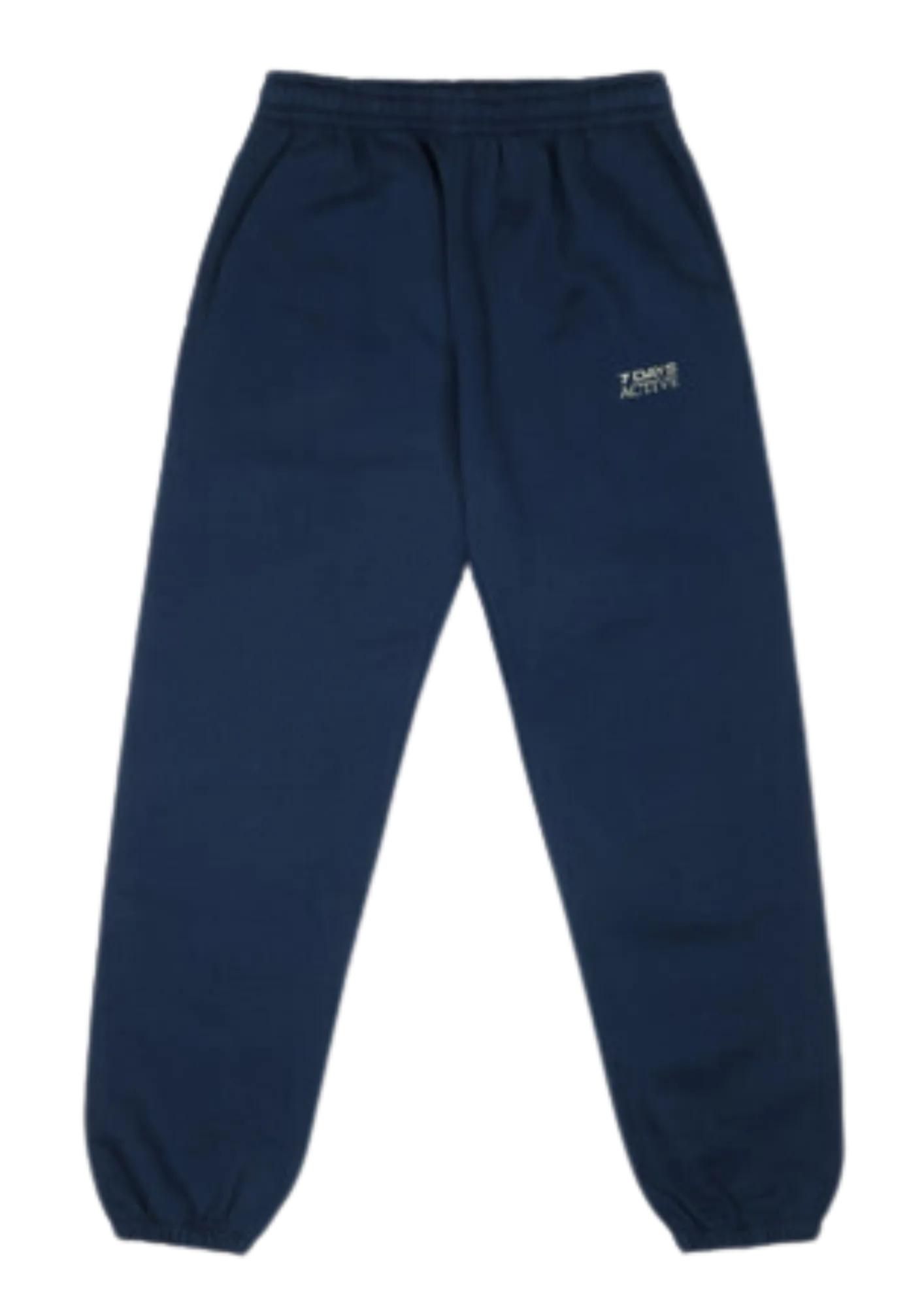 Organic Fitted Sweat Pants - Pageant Blue