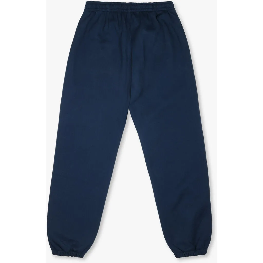 Organic Fitted Sweat Pants - Pageant Blue