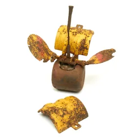 Original German WWII Damaged Butterfly Bomb SD-2 Sprengbombe Dickwandig 2 kg - 1941 Dated