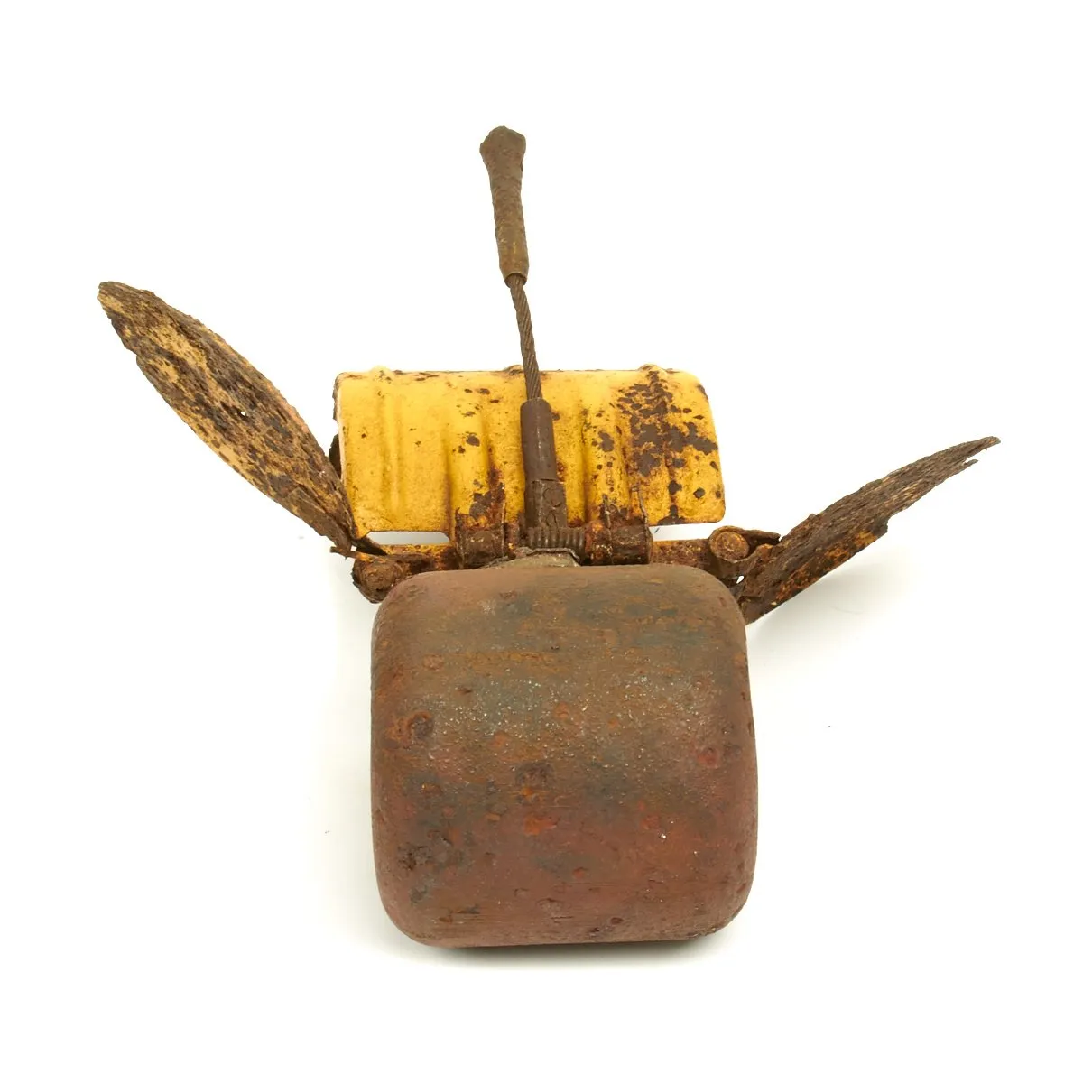 Original German WWII Damaged Butterfly Bomb SD-2 Sprengbombe Dickwandig 2 kg - 1941 Dated