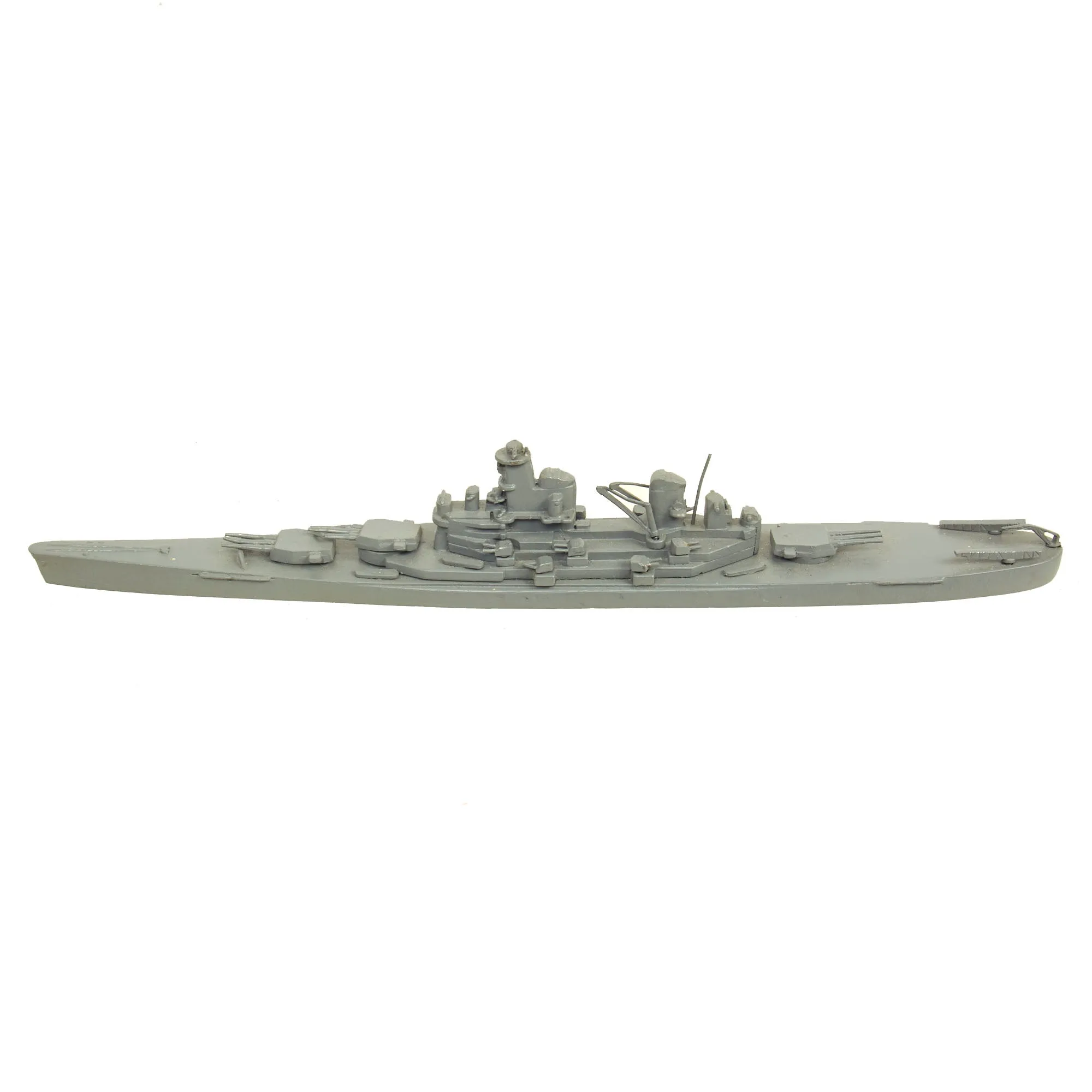 Original WWII U.S. Navy Teacher Models of British & French Ships in Case with Extra U.S. and Other Models