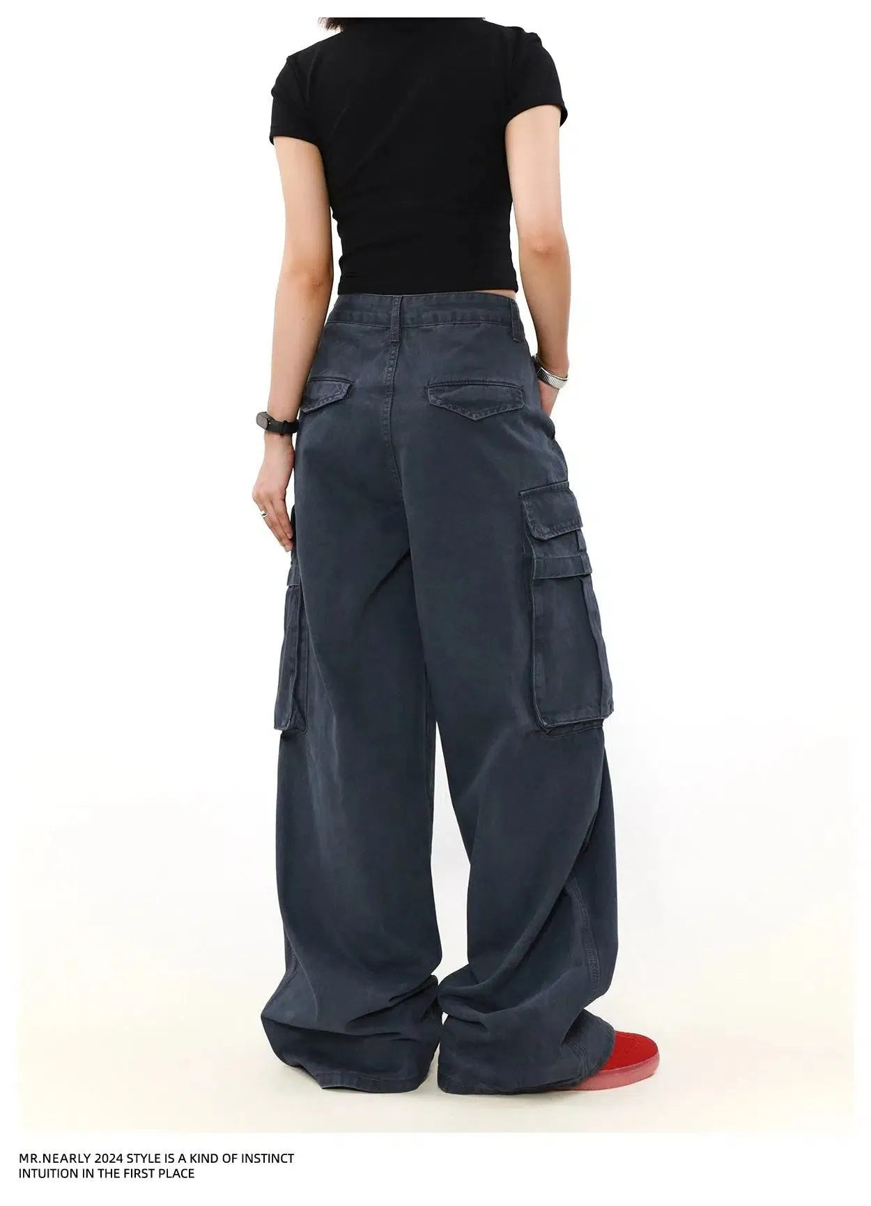 Oversized Flap Pocket Cargo Pants