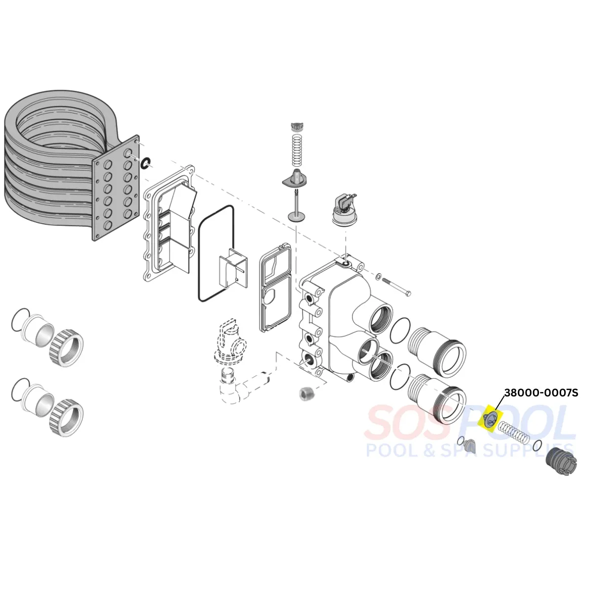 Pentair Thermal Regulator For MasterTemp and Max-E-Therm Heaters | 38000-0007S