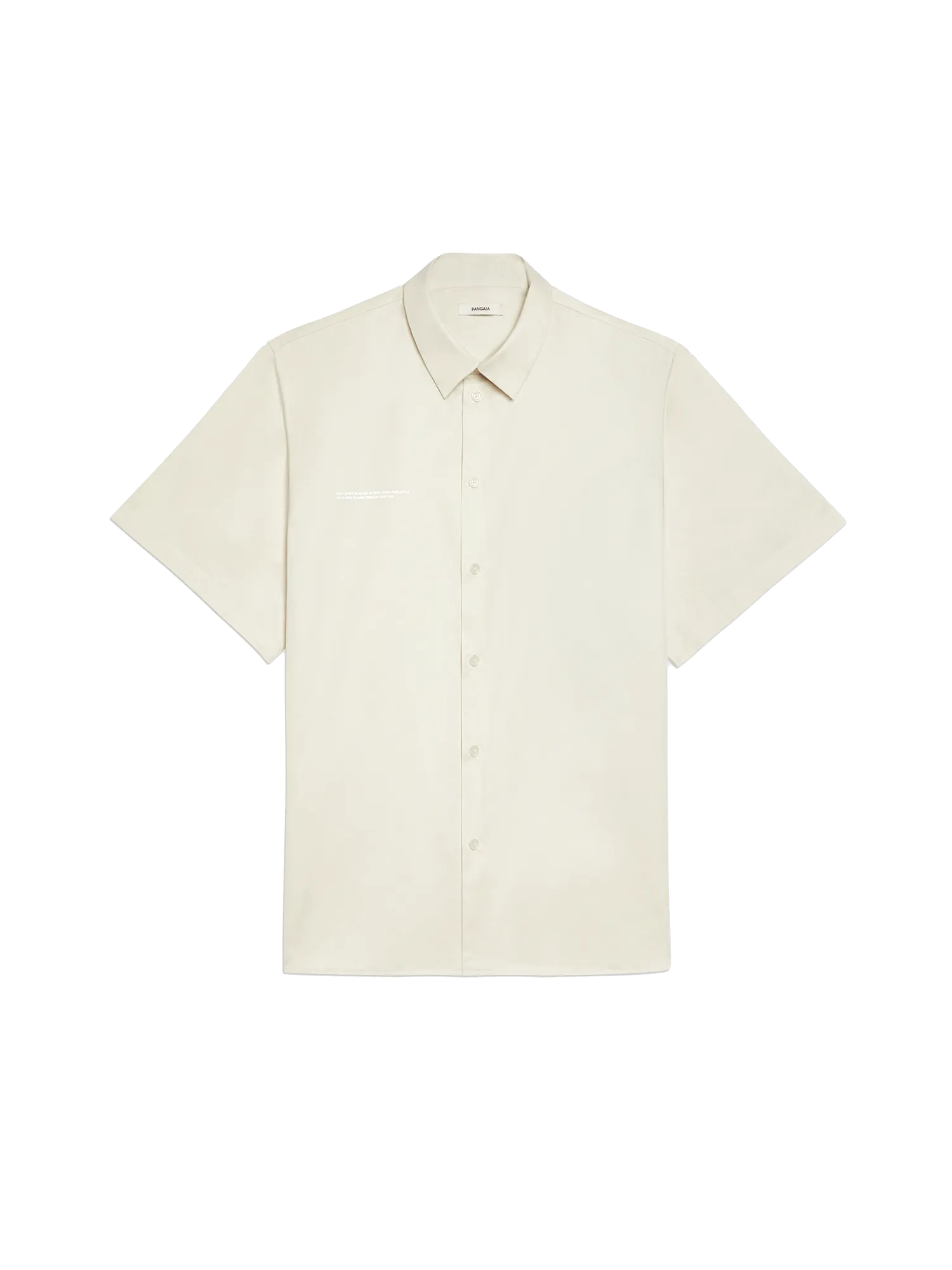 Pineapple Collared Short Sleeve Shirt—elderflower