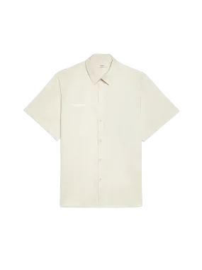 Pineapple Collared Short Sleeve Shirt—elderflower