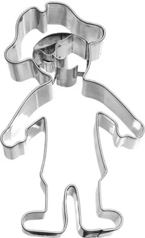 Pirate Cookie Cutter with Face Detail 9.5cm