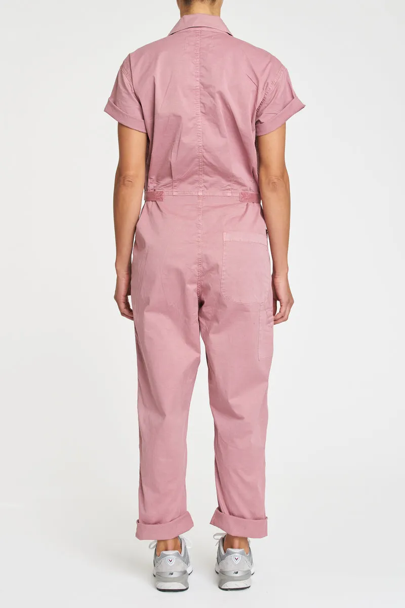 Pistola - Grover Cotton Worker Onepiece Jumpsuit - Ash Rose