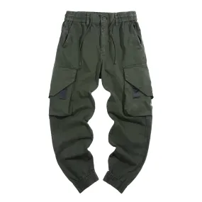 POCKETS RIBBON CARGO PANTS