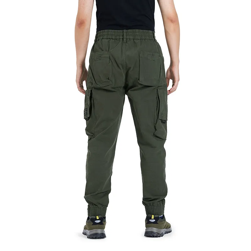 POCKETS RIBBON CARGO PANTS