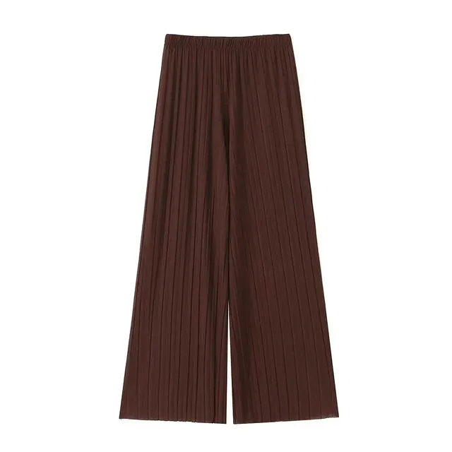 Pre Order:  Tube Top Pants Pleated Set