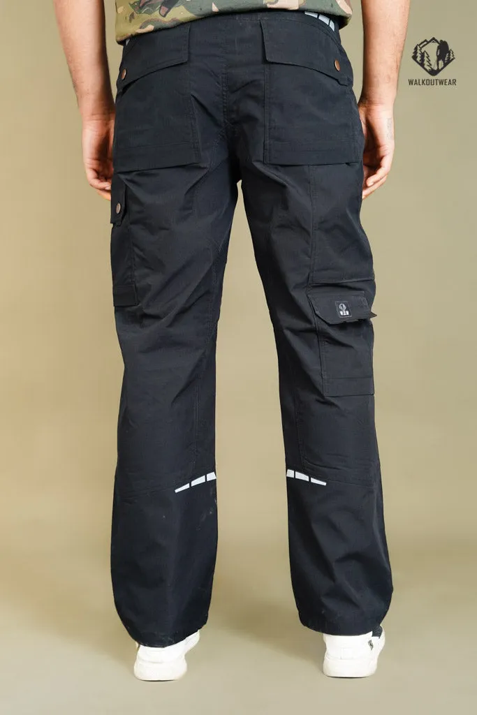 Premium Soldier-Wear Multi-Pocket Cargo (Black)