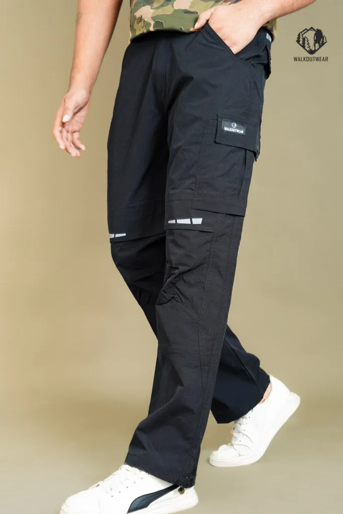 Premium Soldier-Wear Multi-Pocket Cargo (Black)