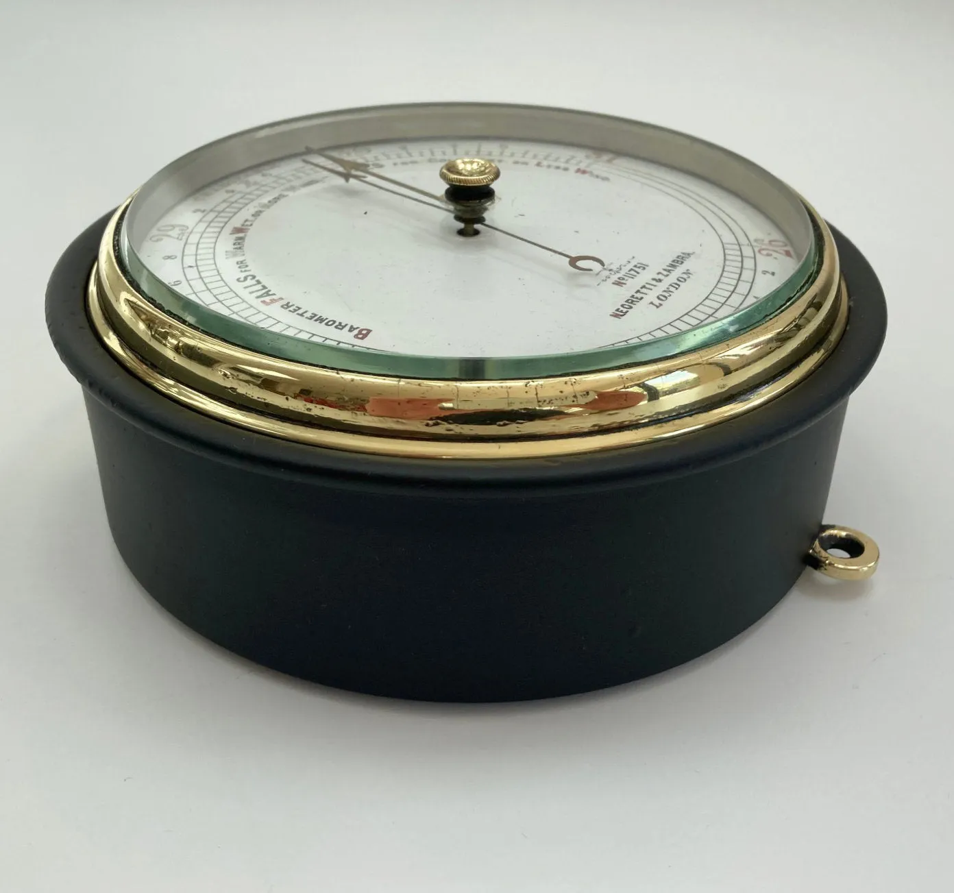 Rare Presentation RNLI Aneroid Fishermans Barometer by Negretti & Zambra