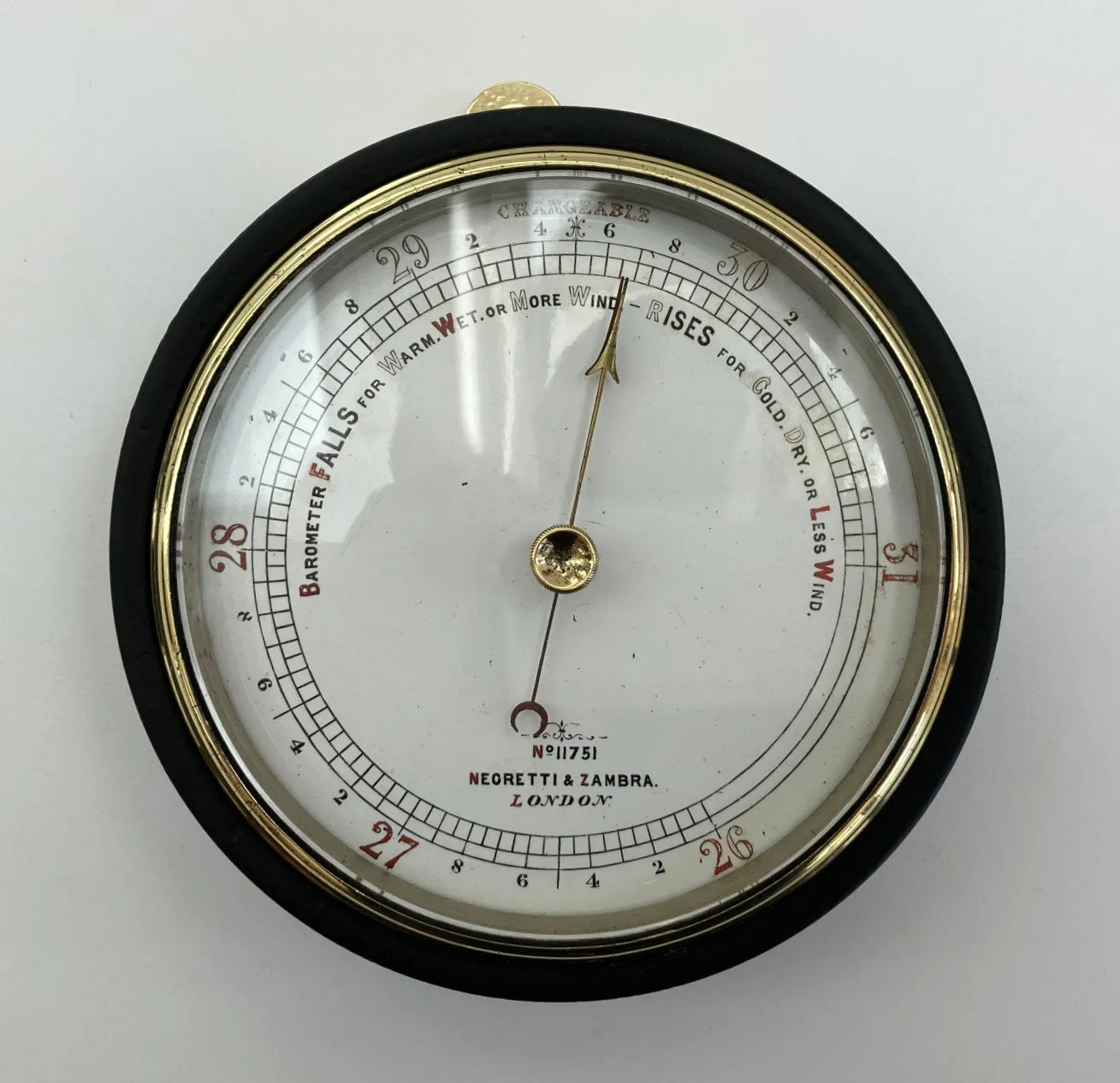 Rare Presentation RNLI Aneroid Fishermans Barometer by Negretti & Zambra