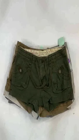 Retro Army Girl Cargo Shorts (SR-431)