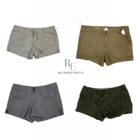 Retro Army Girl Cargo Shorts (SR-431)