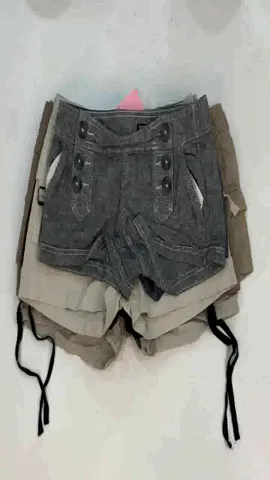 Retro Cargo Glam Mini Cargo shorts (SR-344)