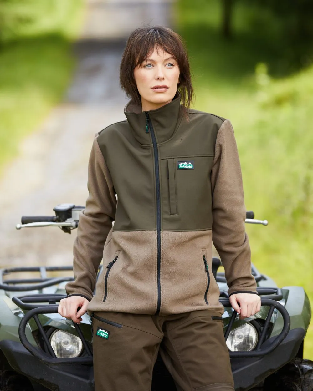 Ridgeline Ladies Hybrid Fleece Jacket