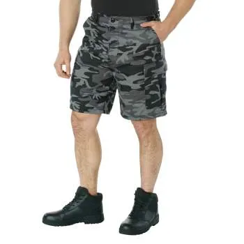 Rothco Colored Camo BDU Shorts / Black Camo