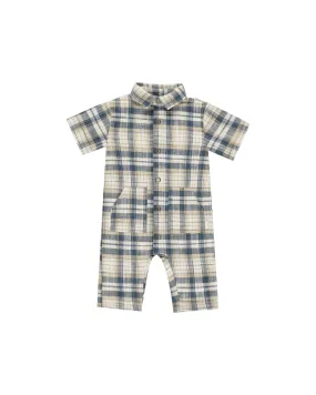 Rylee & Cru - Indigo Plaid Rhett Jumpsuit