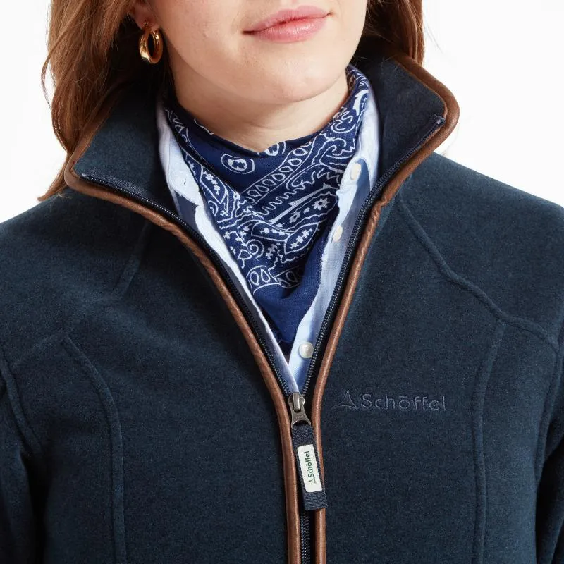 Schoffel Burley Ladies Fleece Jacket - Petrol Blue