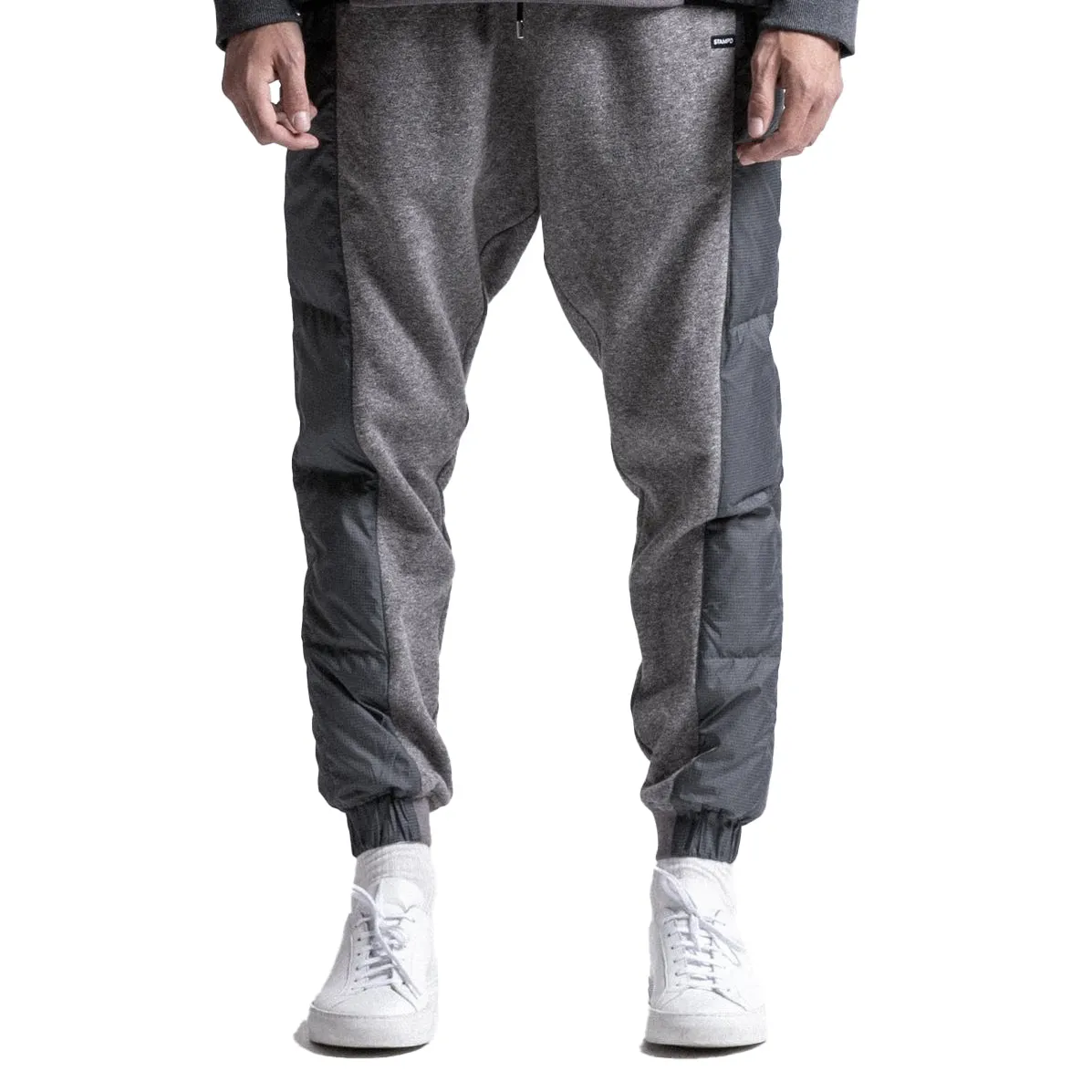 STAMPD Stacked Puffer Sweatpant Grey