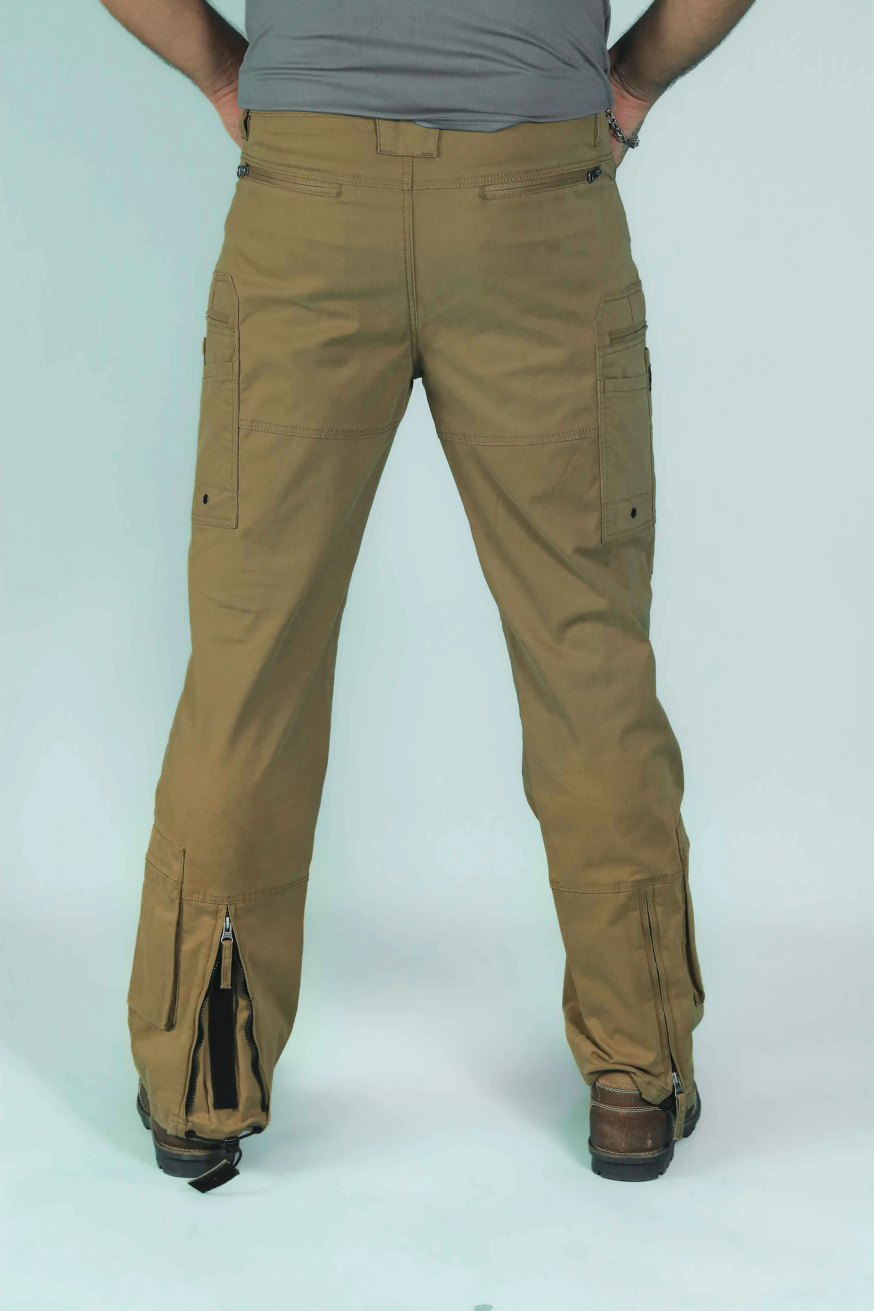 Straight Zip 12 Pocket Cargo with adjustable bottoms - style - 53