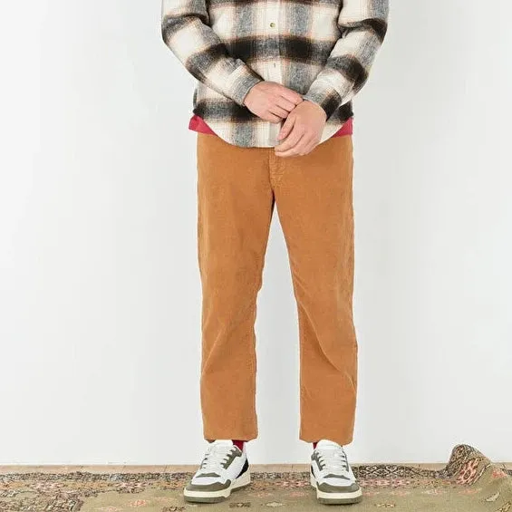 Tapered Corduroy Pant: Tawny Fauve