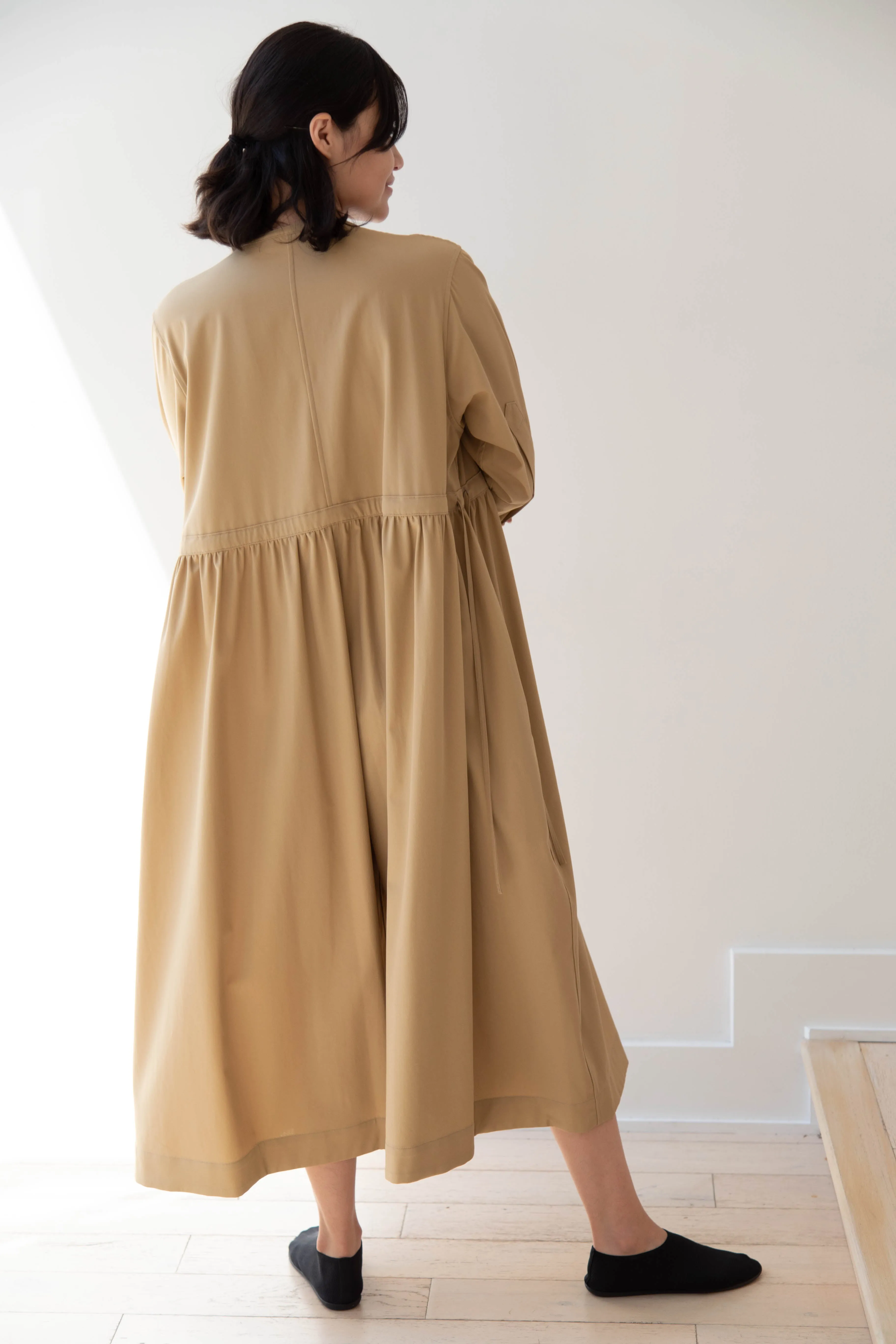 Tenne Handcrafted Modern | Waist String Jumpsuit In Camel