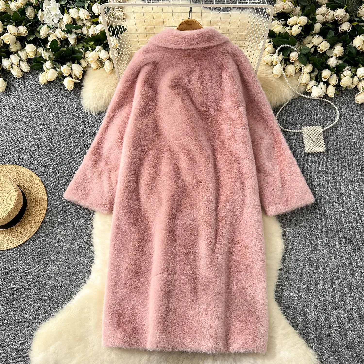 Thermal Soft Imitation Furry Coat