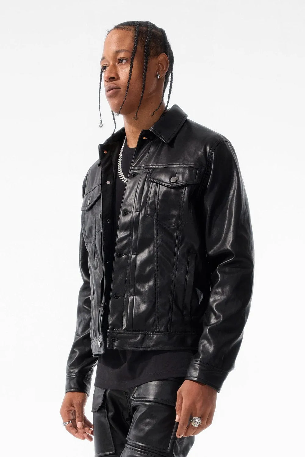 Thriller Trucker Jacket (Black)