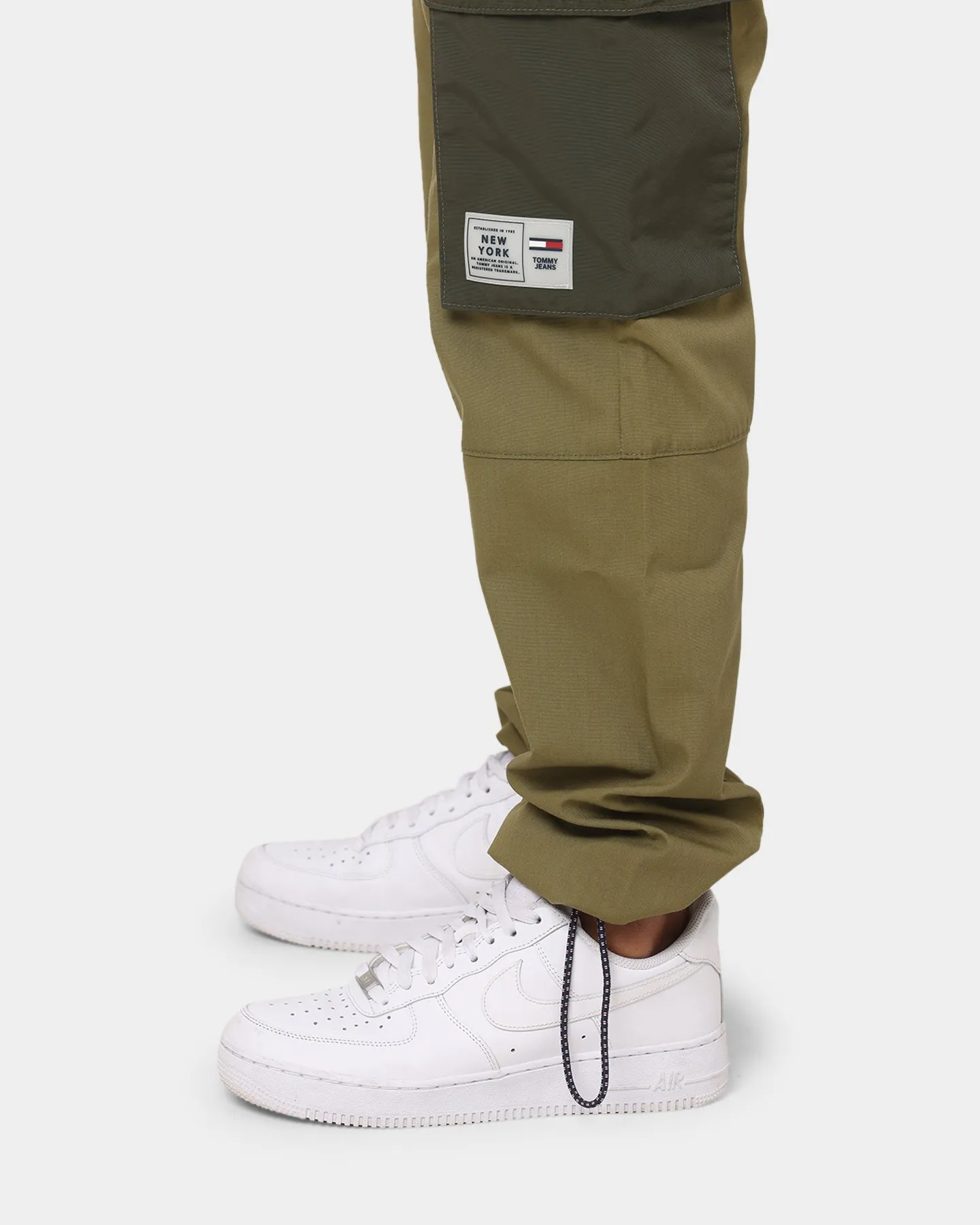 Tommy Jeans Ethan Block Track Pants Uniform Olive