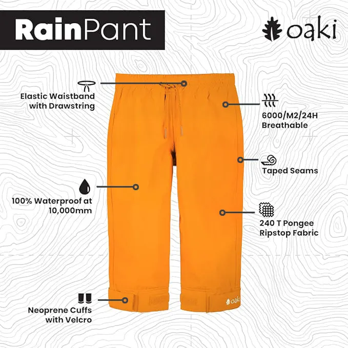 Trail/Rain Pants, Lava Orange