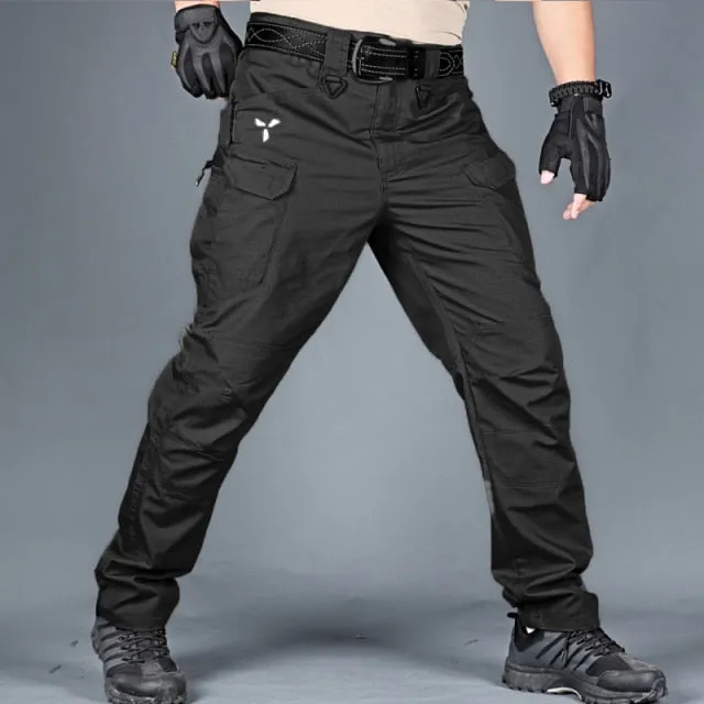 Trousers for men Tacitcal Pants Multiple Pocket Military Urban Commuter Waterproof Men Pants Slim Fat Work Cargo Pants 5XL