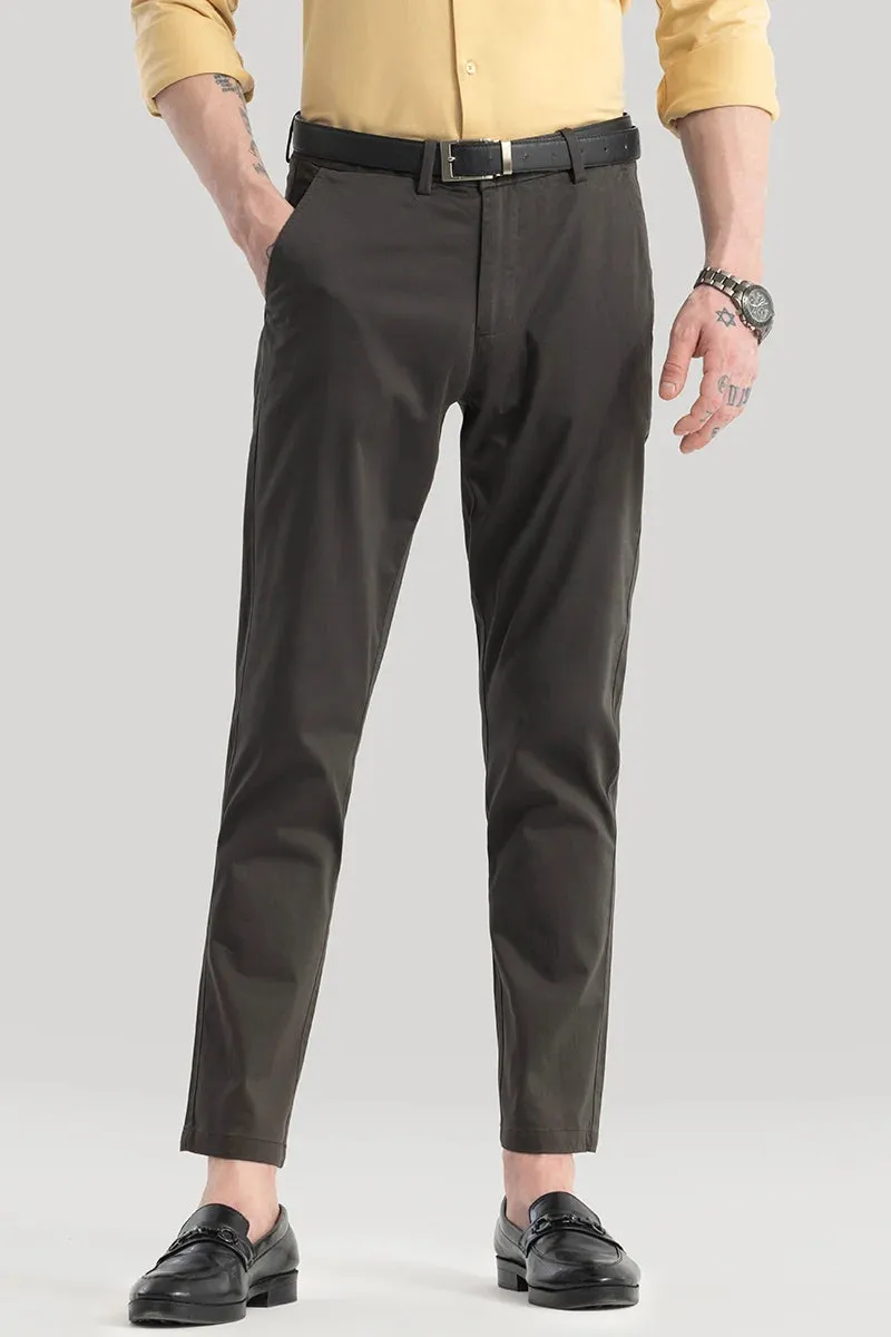 Urban Stride Dark Brown Slim FIt Chino