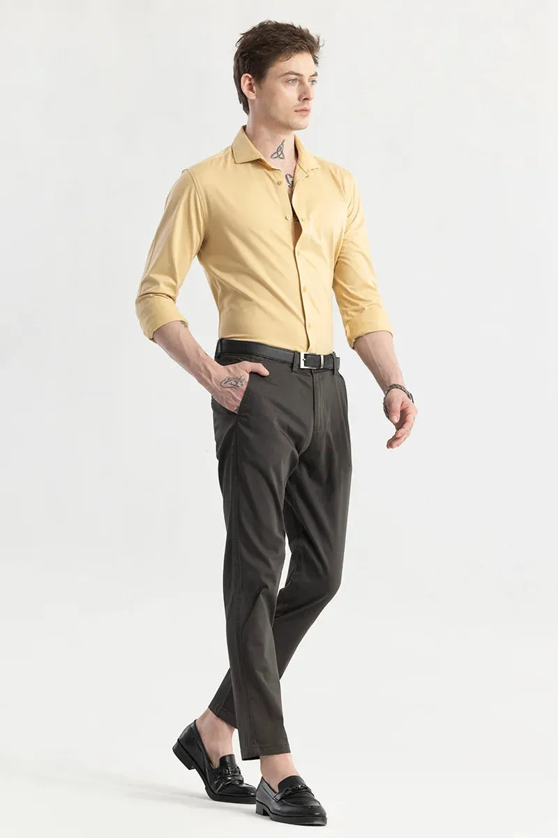 Urban Stride Dark Brown Slim FIt Chino