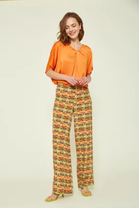 Van-Dos Dotti Print Trousers