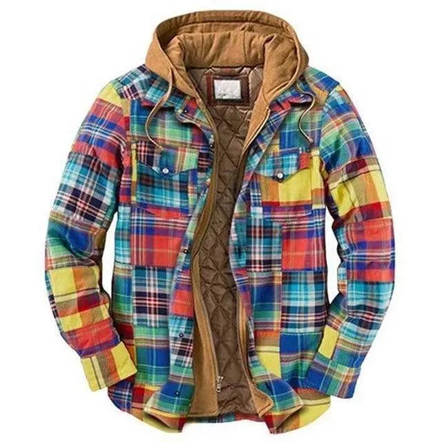 Vintage Casual Loose Patchwork Windbreaker