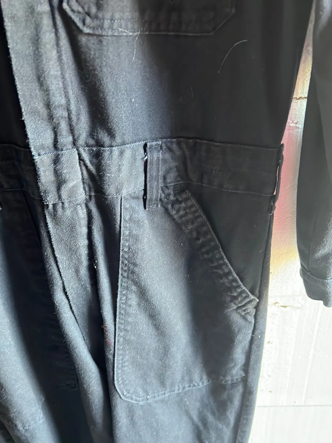 Vintage Dark Navy Coveralls