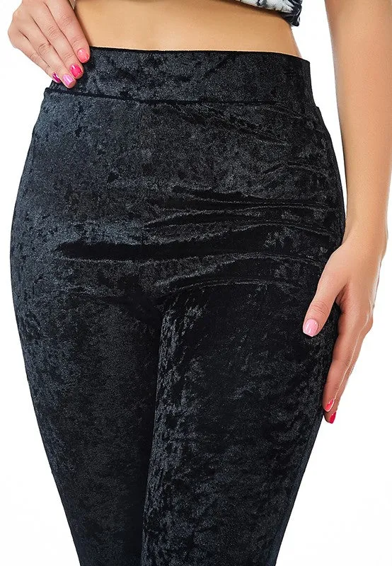 Wiggle Your Way Velvet Flared Pant