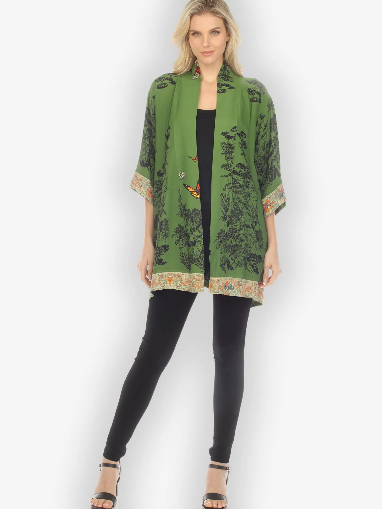 Wild Field Butterfly Kimono Jacket