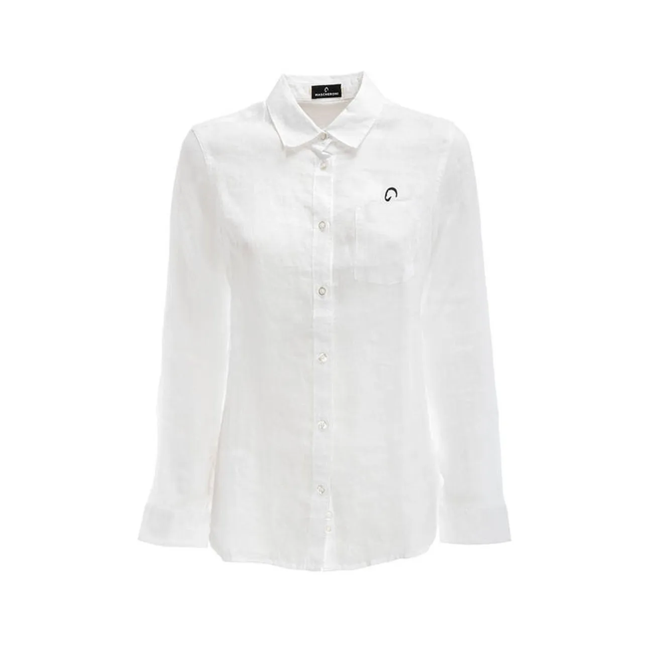 WOMEN&#x27;S LINEN SHIRT WHITE