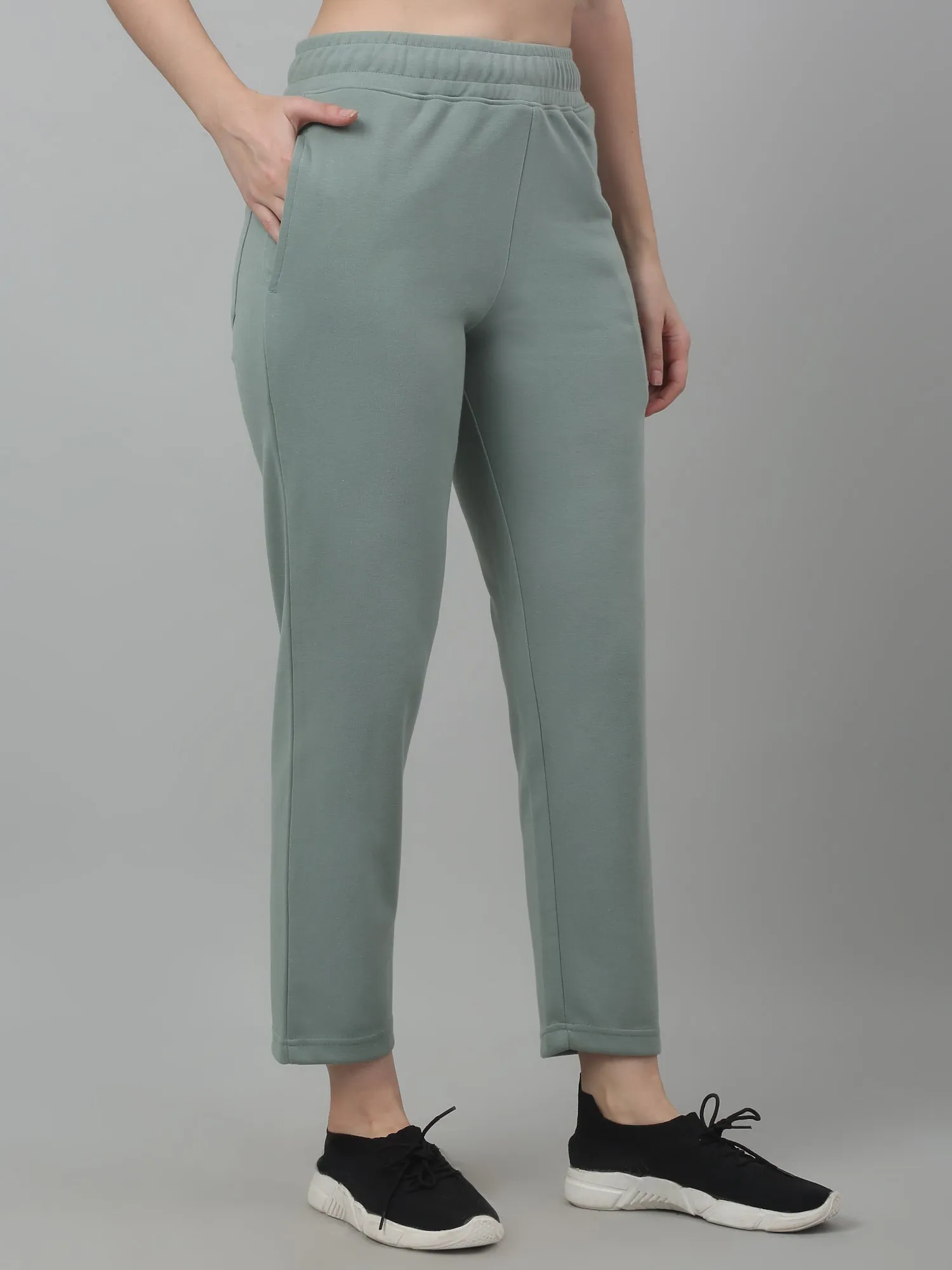 Women's Casual  tbc Ankle length Mid rise Track Pants