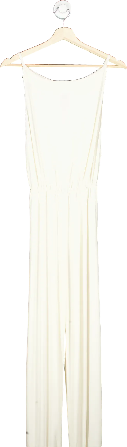 Zack London White Side Split One Leg Jumpsuit UK 10